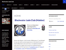 Tablet Screenshot of blackwaterjudoclub.co.uk